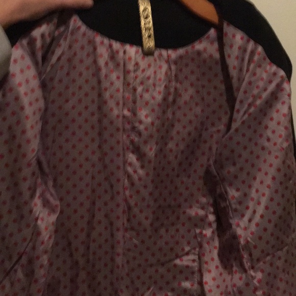 Black SKULL Jacket Blazer elbow patch OSLEY 38 - Picture 8 of 8